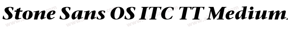 Stone Sans OS ITC TT MediumIta字体转换